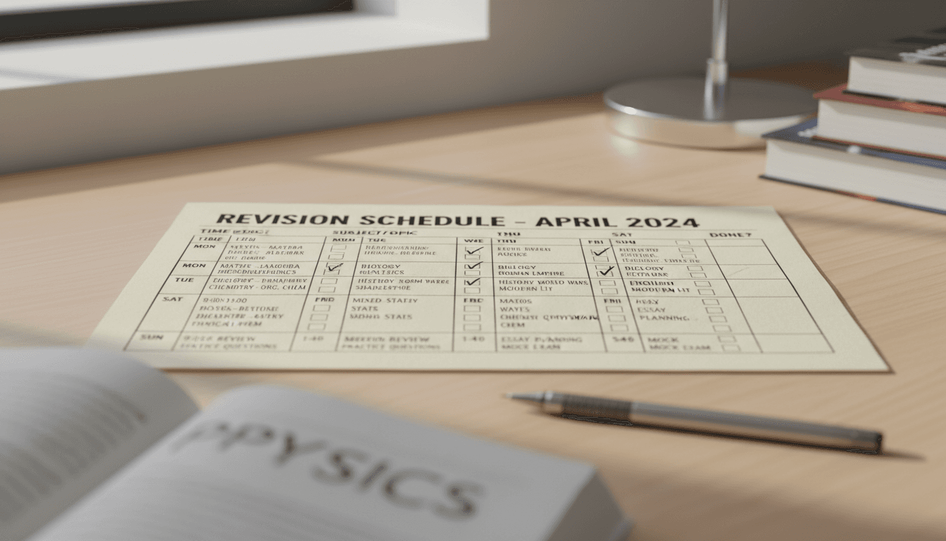 How to Build a Diagnostic First A Level Maths Revision Timetable in October for Year 13 Success